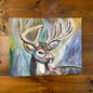 Original wildlife art painting, acrylic on board