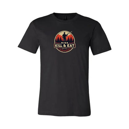 T-shirt: Christian hunting motto "Rise, Kill & Eat" from Acts 10:13